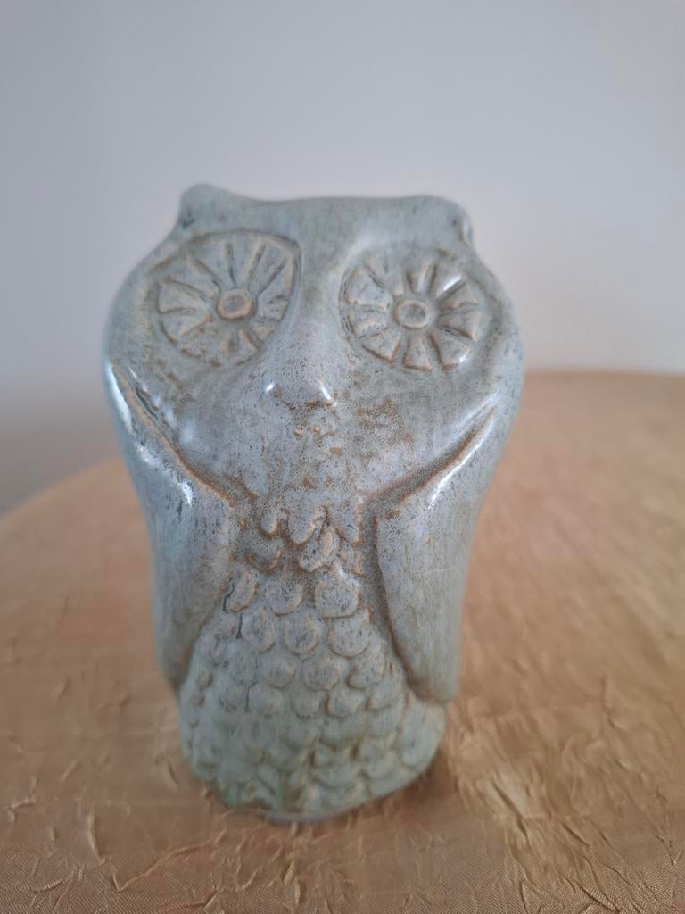 Keramieken Uil Spaarpot - Handgemaakt, Ophalen of Verzenden
