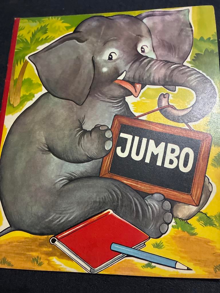Vintage Kinderboek: Jumbo de Olifant - Geïllustreerd Verhaal, Boeken, Ophalen of Verzenden, Gelezen, Fictie algemeen