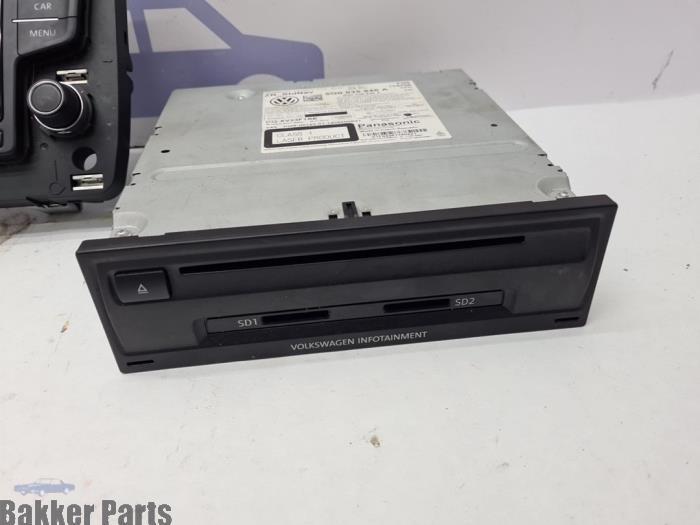 Navigatie Module van een Volkswagen Golf, Gebruikt, -, Volkswagen, -