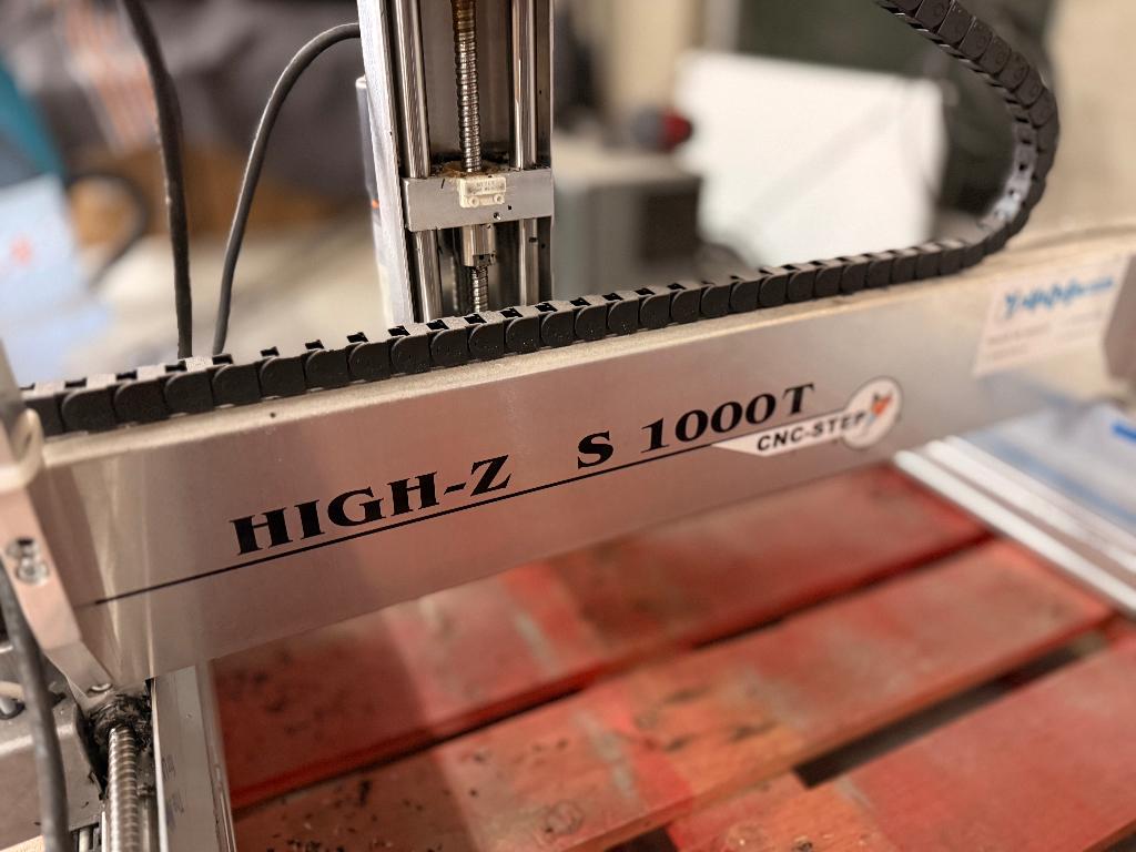 HIGH-Z S1000T CNC frees incl. V-carve Pro licentie, Ophalen, Zo goed als nieuw, Elektrisch, Bovenfrees