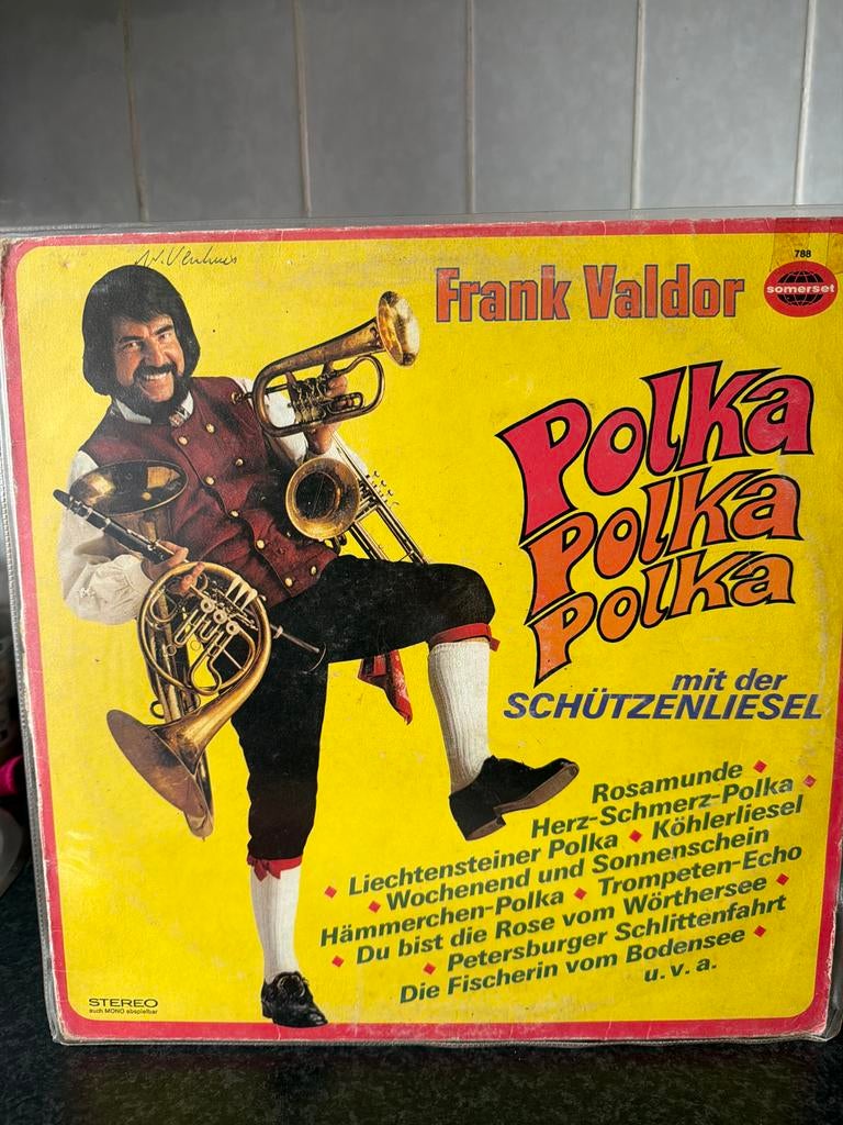 T2.  Frank Valdor - Polka Polka Polka LP (Somerset), Ophalen of Verzenden, Gebruikt, 12 inch