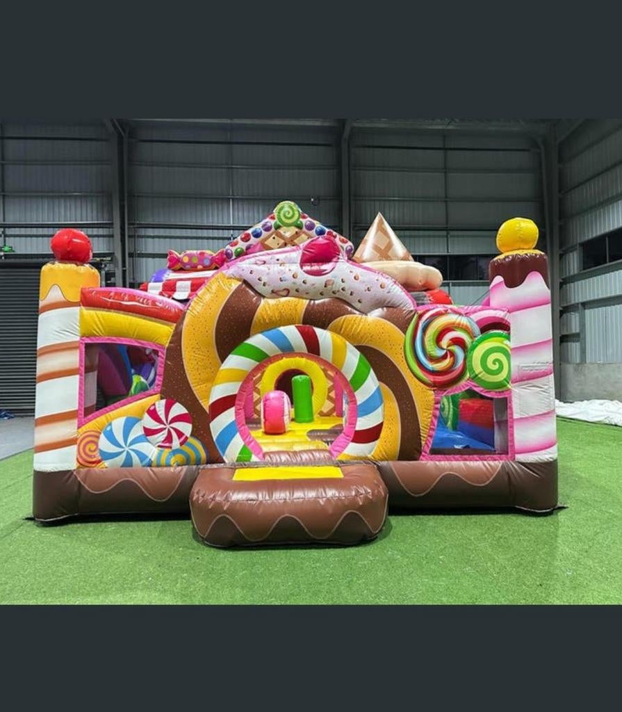 Te huur "candy" springkussen, Ophalen of Verzenden, Nieuw