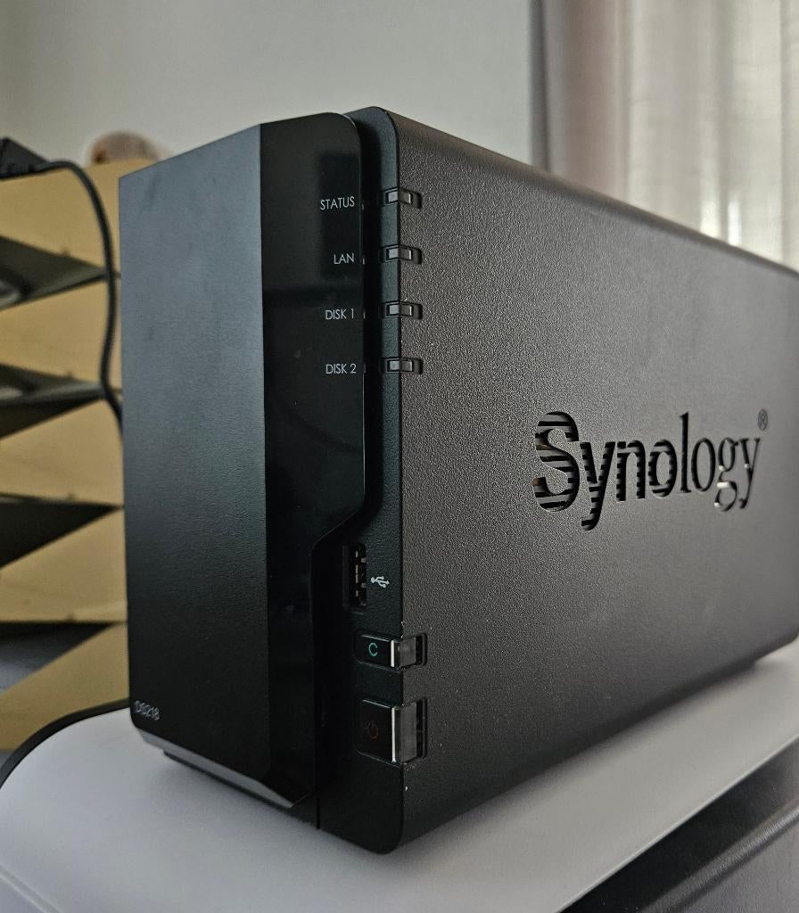 Synology DS218 NAS cpl, Computers en Software, NAS, Ophalen, Zo goed als nieuw