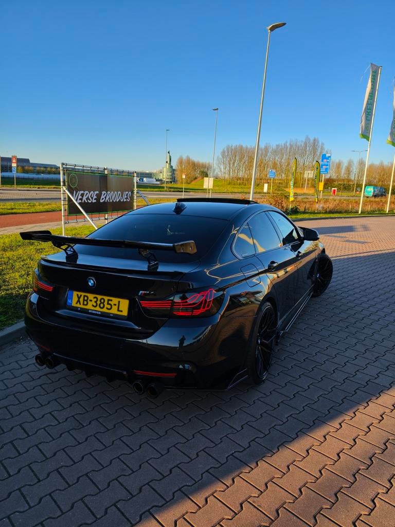 BMW 4-Serie Gran Coupé 420i Xdrive M4 competition BOM VOL, Auto's, 1998 cc, Zwart, 4 cilinders, Zwart