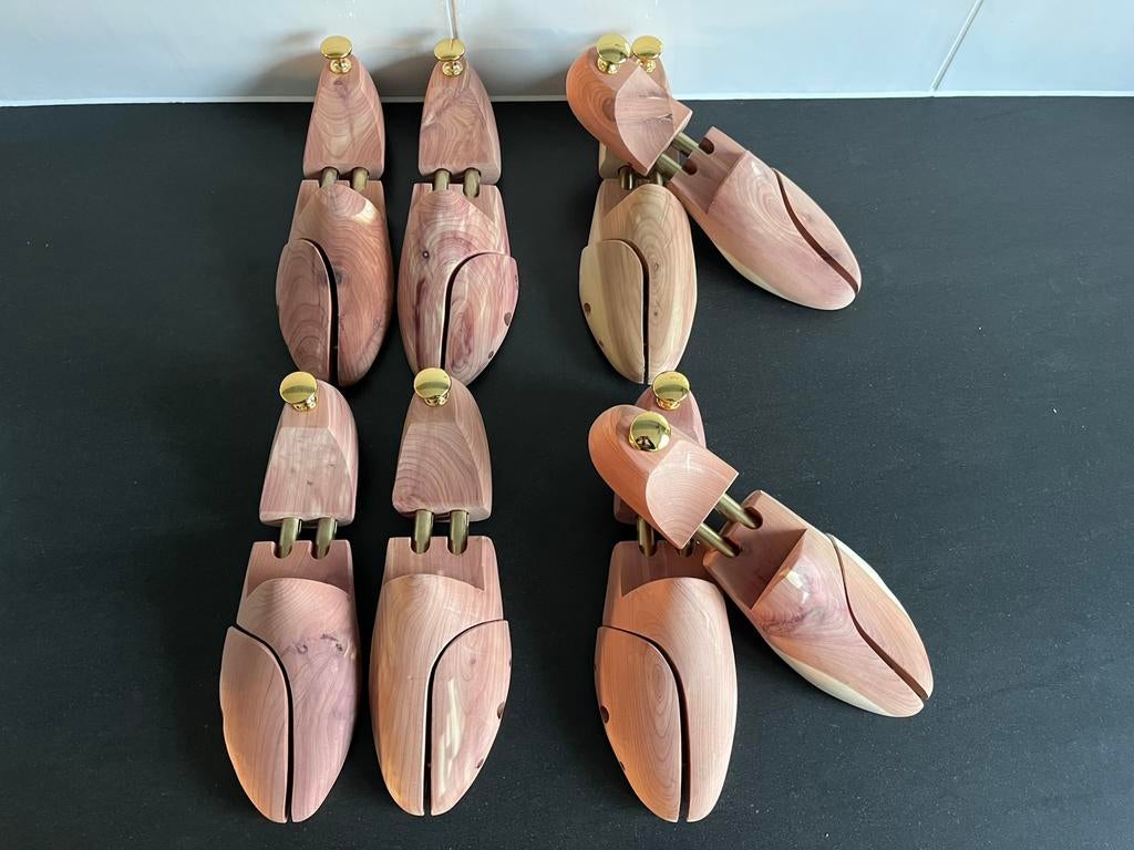 4 Paar luxe cederhouten schoenspanners maat 44 nieuw, Bruin, Cederhout, Overige typen, Ophalen of Verzenden