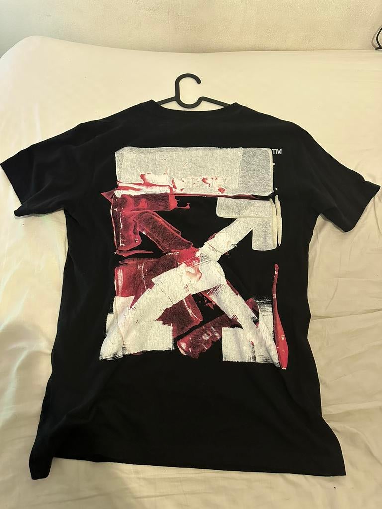 Off-White T-Shirt M, Kleding | Heren, T-shirts, Ophalen of Verzenden, Zo goed als nieuw, Maat 48/50 (M), Zwart