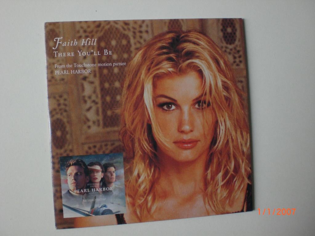 cd single Faith Hill There You'll Be  ( Pearl Harbor, 1 single, Ophalen of Verzenden, Zo goed als nieuw, Filmmuziek en Soundtracks
