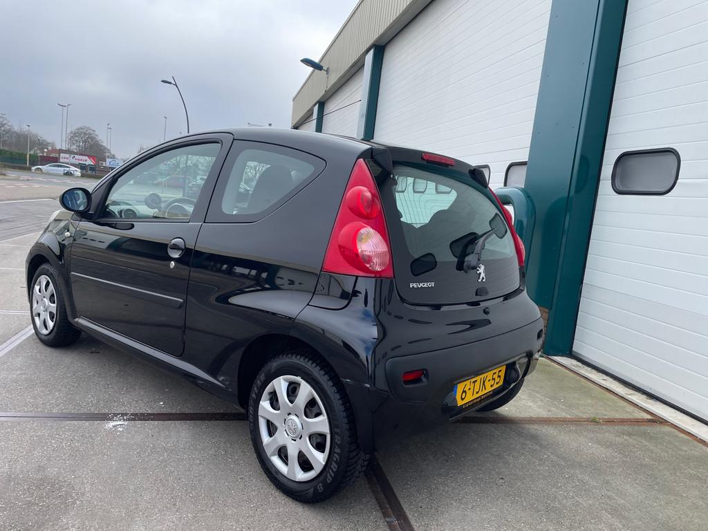 Peugeot 107 1.0-12V XR Airco!, Voorwielaandrijving, Stof, Gebruikt, Zwart