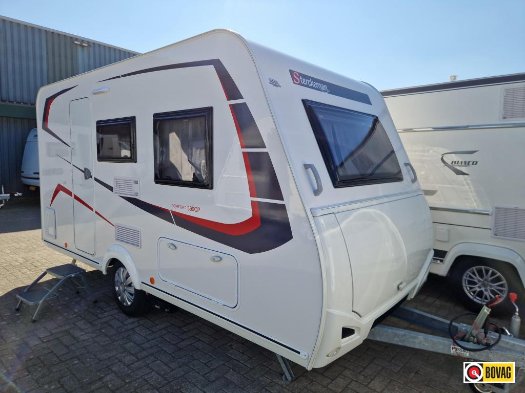 Sterckeman Easy Comfort 390 CP Mover/Voortent, Sterckeman, Treinzit, Dwarsbed, Schokbreker