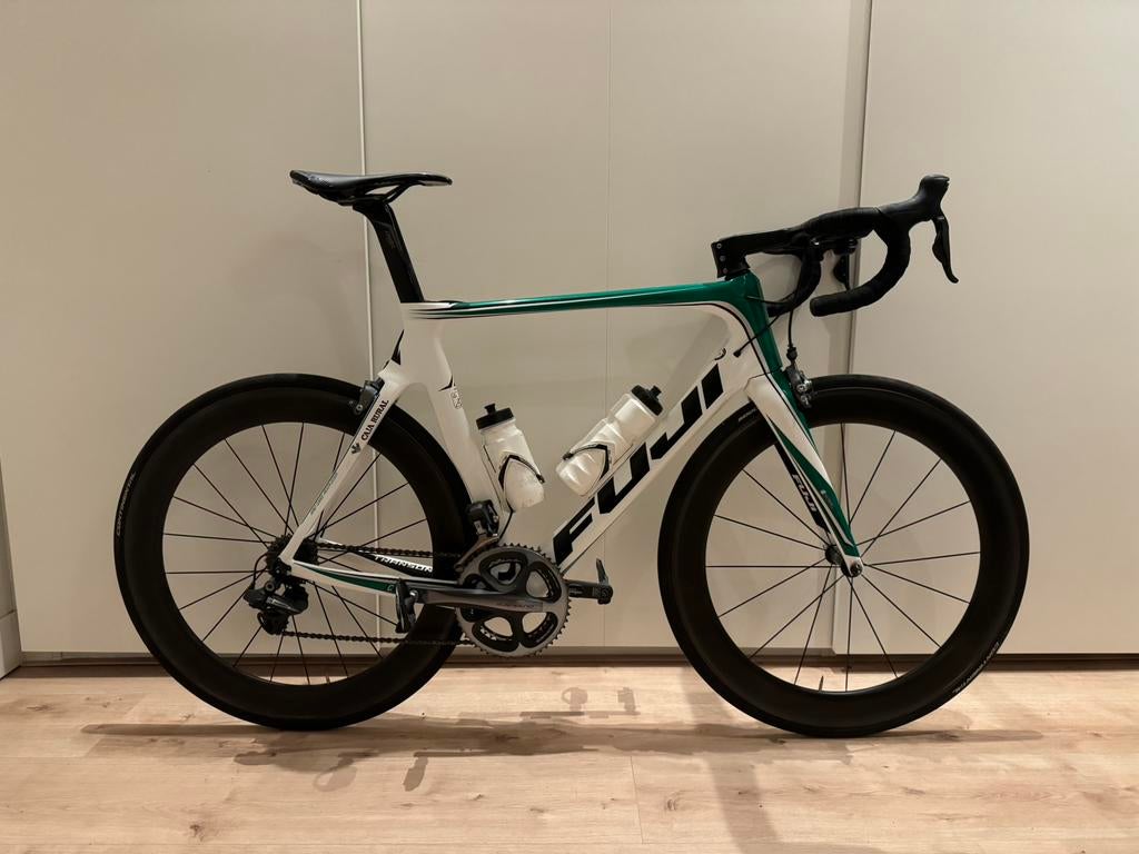 Fuji shimano dura ace di2 aerobike L/58 - nieuwstaat!, 28 inch, Carbon, Heren, Zo goed als nieuw