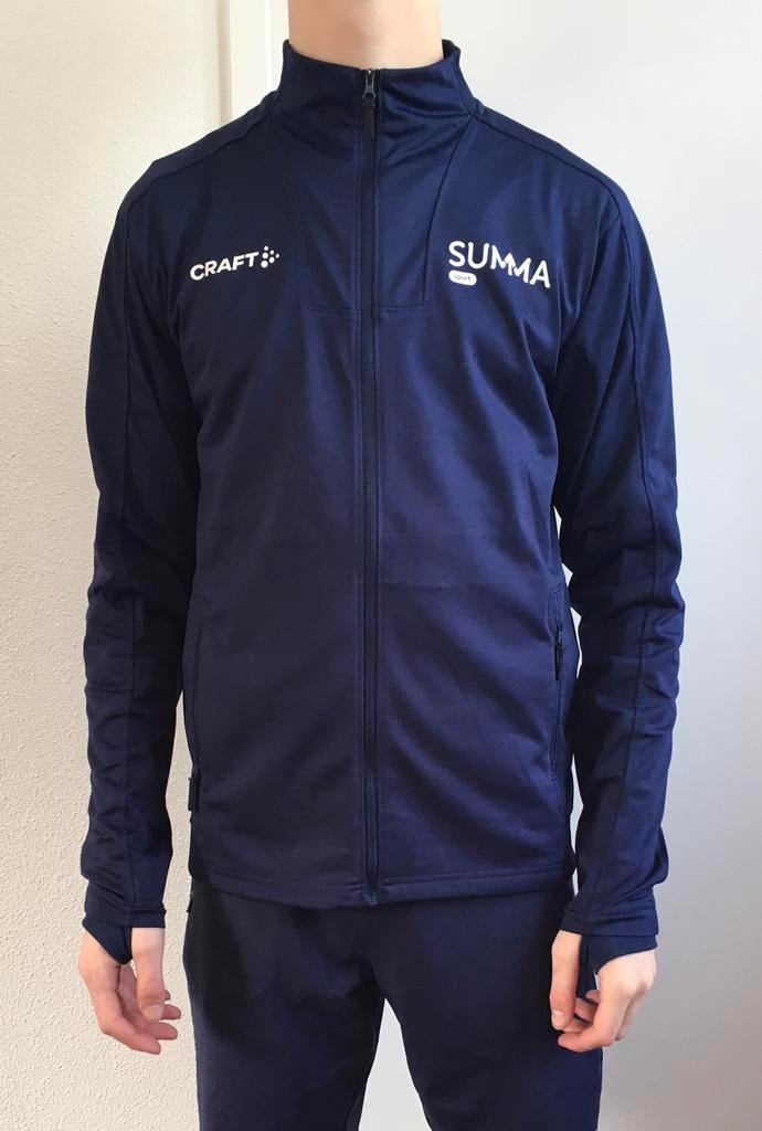 Summa Sport trainingsjack maat S, Blauw, Ophalen of Verzenden, Zo goed als nieuw, Algemeen