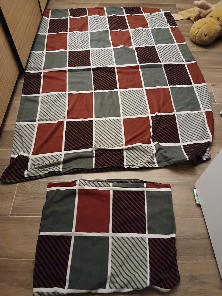 Fleece dekbedovertrek 140x200 cm met 2 kanten, Ophalen of Verzenden