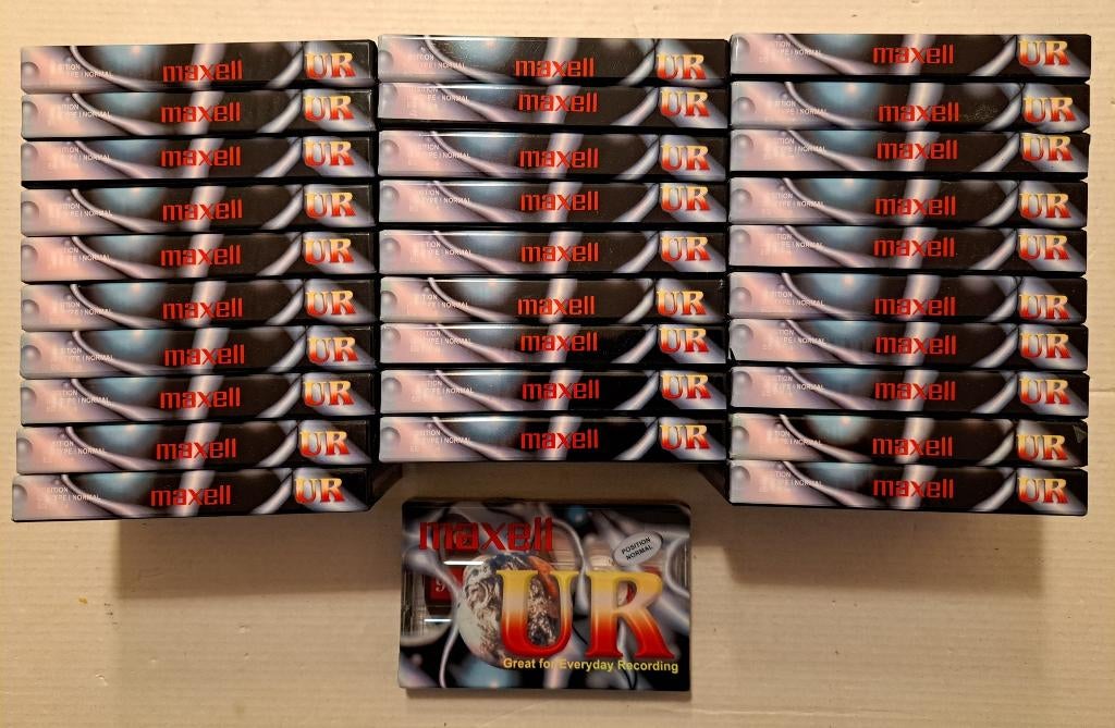 Maxell UR 90 nieuwe, gesealde cassettebandjes te koop!, Cd's en Dvd's, Cassettebandjes, Overige genres, Ophalen of Verzenden, Nieuw in verpakking