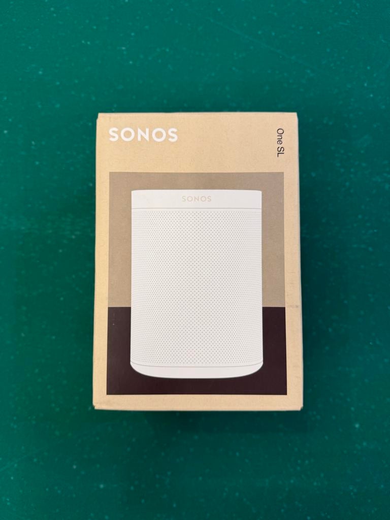 Sonos One SL wit nieuw in doos, Ophalen of Verzenden, Nieuw, Front, Rear of Stereo speakers, Sonos