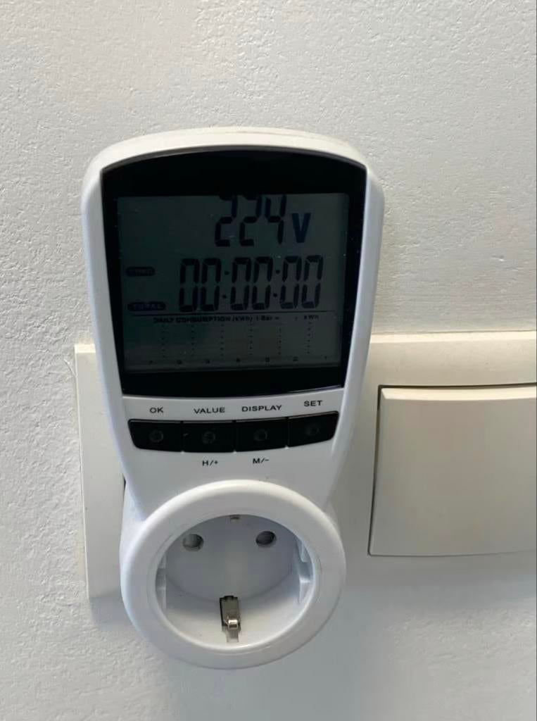 Energieverbruiksmeter / Energiemeter / Stopcontactmeter, Ophalen of Verzenden, Zo goed als nieuw, Overige typen