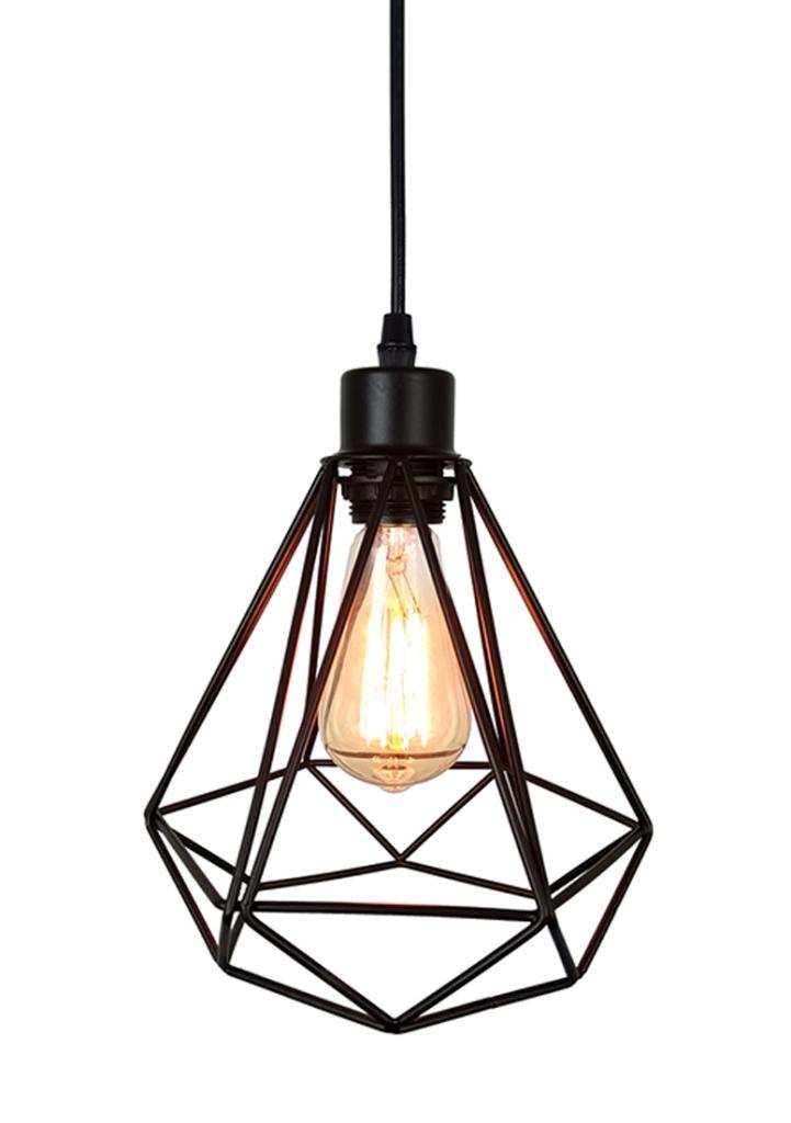 Atria Hanglamp - Zwart - Industrieël, Niet ingevuld, Overige materialen, Niet ingevuld, Nieuw