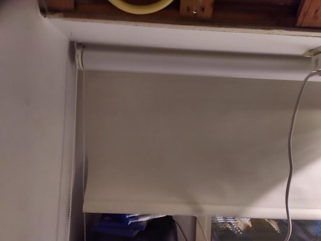 Rolgordijn crème 283 breed, Ophalen