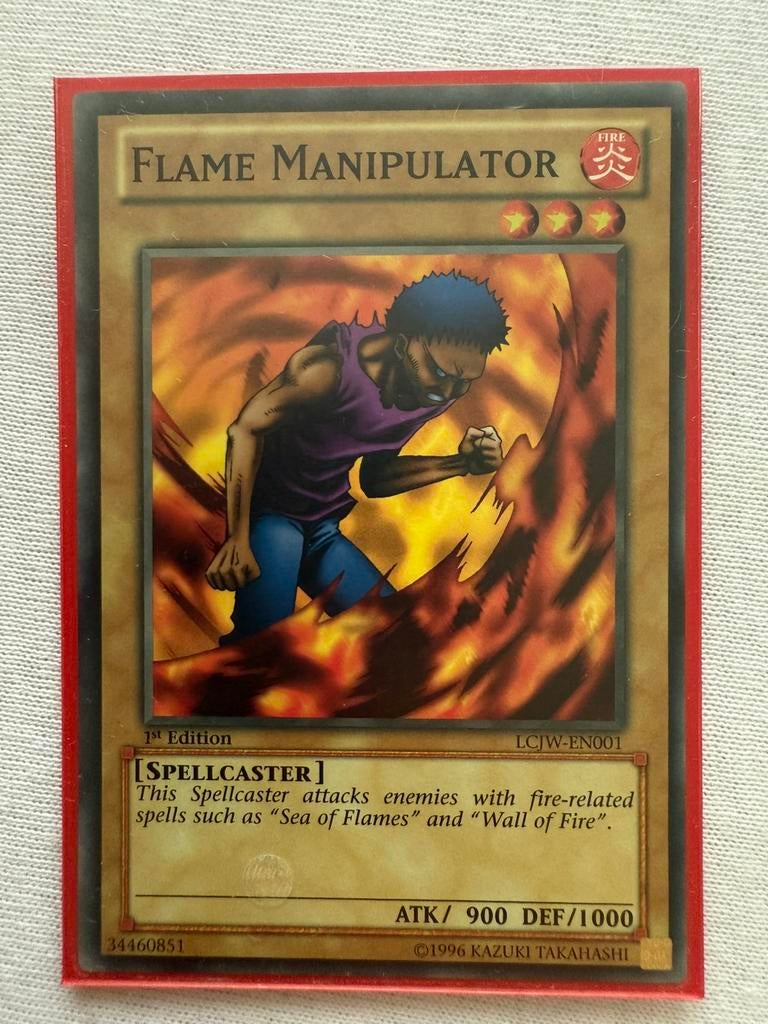 Flame Manipulator yugioh, Verzenden, Zo goed als nieuw, Losse kaart