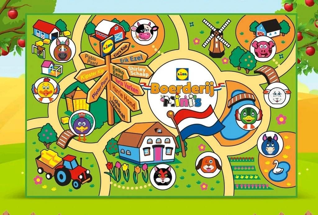 *NIEUW* Speelkleed Lidl boerderij mini's, Ophalen of Verzenden, Nieuw