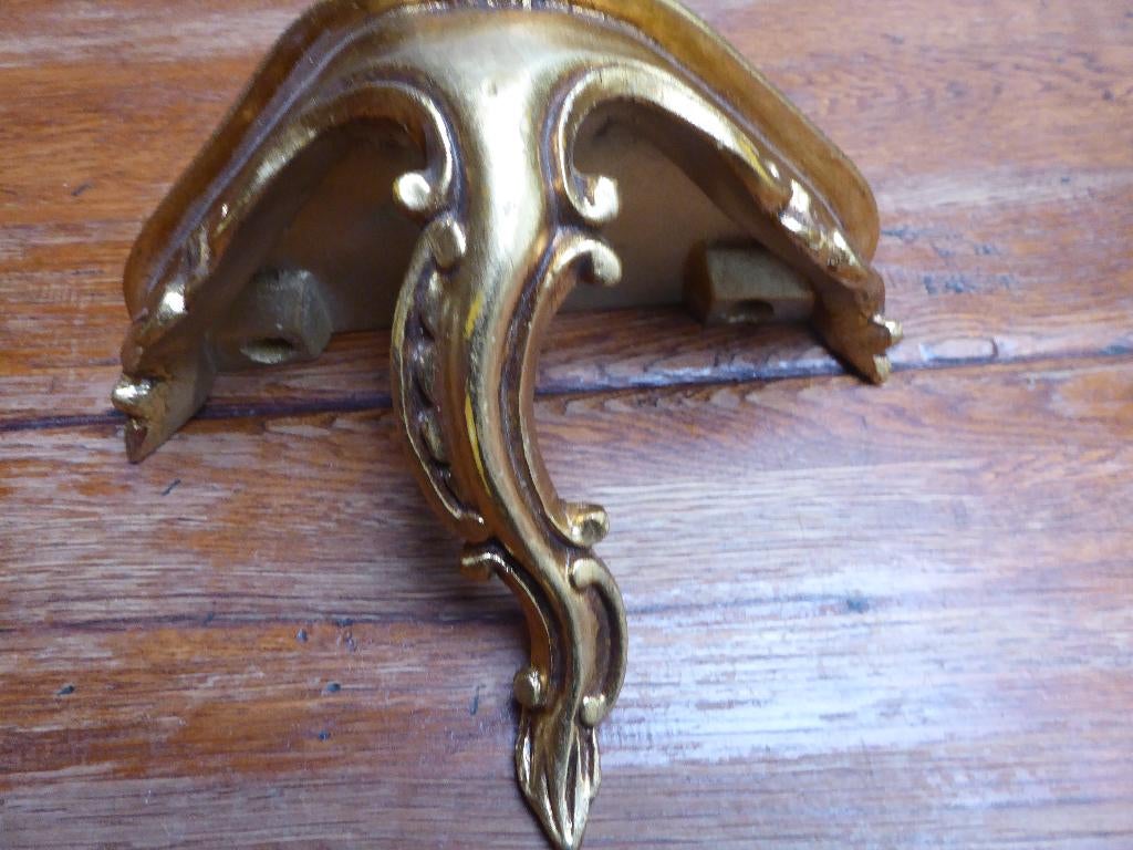 Goudkleurige console in barok stijl, Ophalen of Verzenden