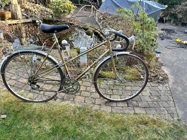 vintage motobecane dames racefiets, Gebruikt, 26 inch, 10 tot 15 versnellingen, Aluminium