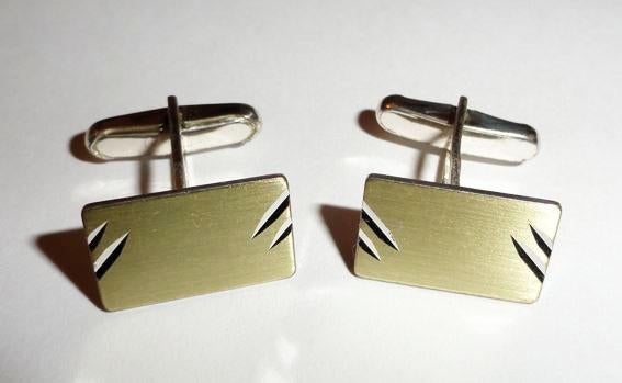 Manchetknopen Verguld 925 zilver, Sieraden, Tassen en Uiterlijk, Manchetknopen, Ophalen of Verzenden, Nieuw, Zilver, Verguld