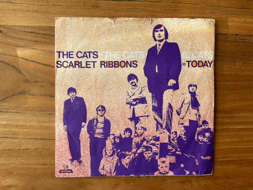 The Cats - Scarlet Ribbons / Today vinyl single, 7 inch, Single, Ophalen of Verzenden, Zo goed als nieuw