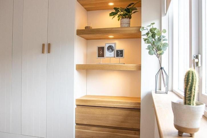 Panelen / platen | Massief eiken | 40mm dik x 121 cm breed, 20 tot 50 mm, Niet ingevuld, Nieuw, Niet ingevuld