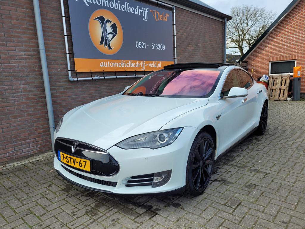 Tesla Model S 85 Performance (free supercharge)(accu storing, Auto's, Tesla, Achterwielaandrijving, Wit, Origineel Nederlands