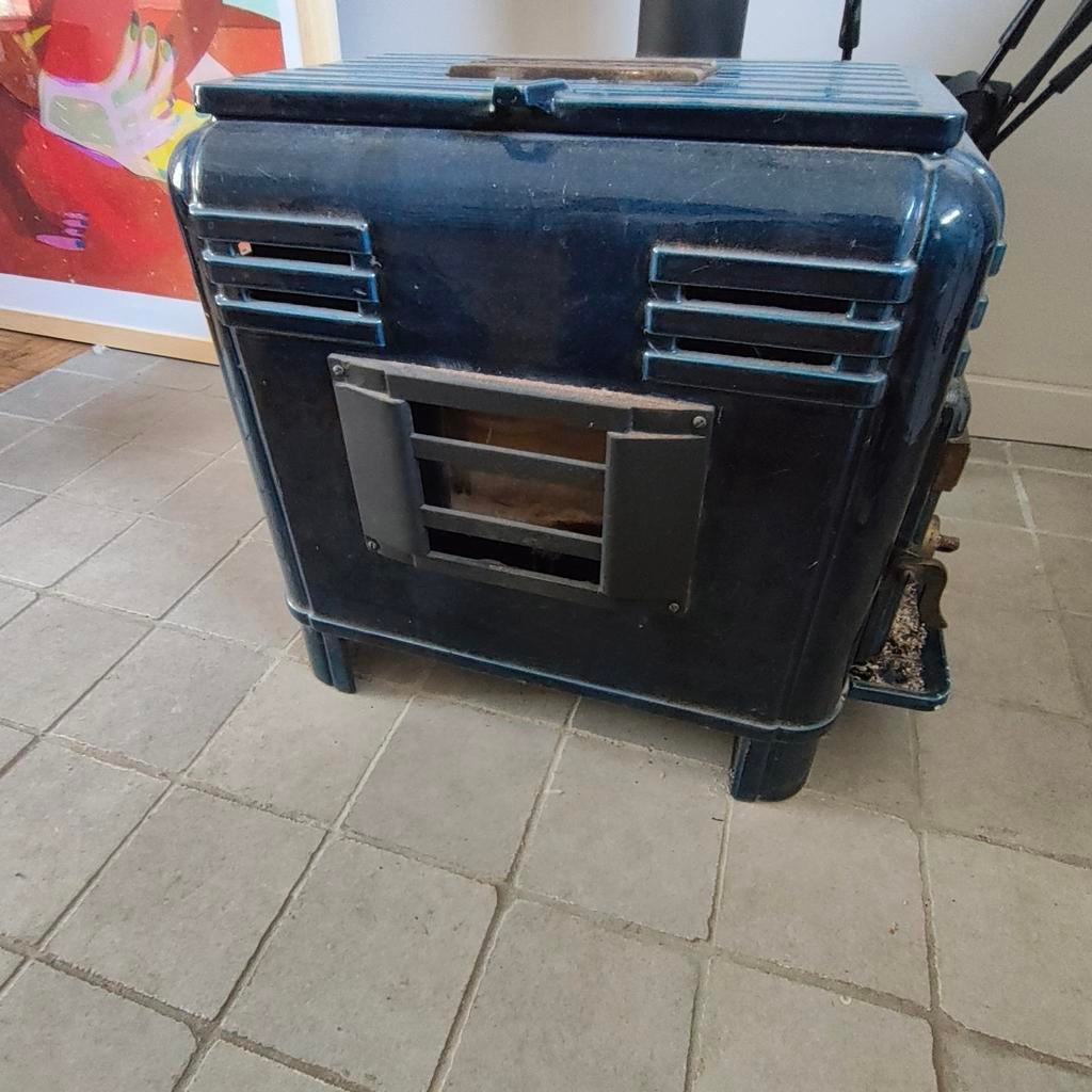 Deville - Marianna houtkachel pelletkachel met toebehoren, Huis en Inrichting, Kachels, Ophalen of Verzenden, Gebruikt, Hout, Houtkachel