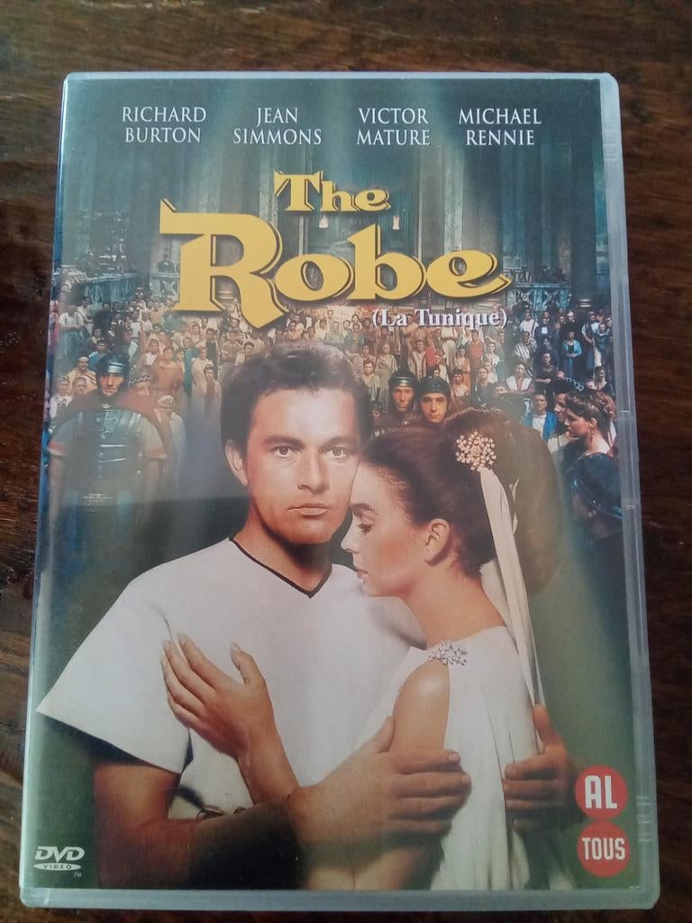 The Robe (La Tunique) uit 1953 met Richard Burton, Alle leeftijden, Drama, Ophalen of Verzenden, Zo goed als nieuw