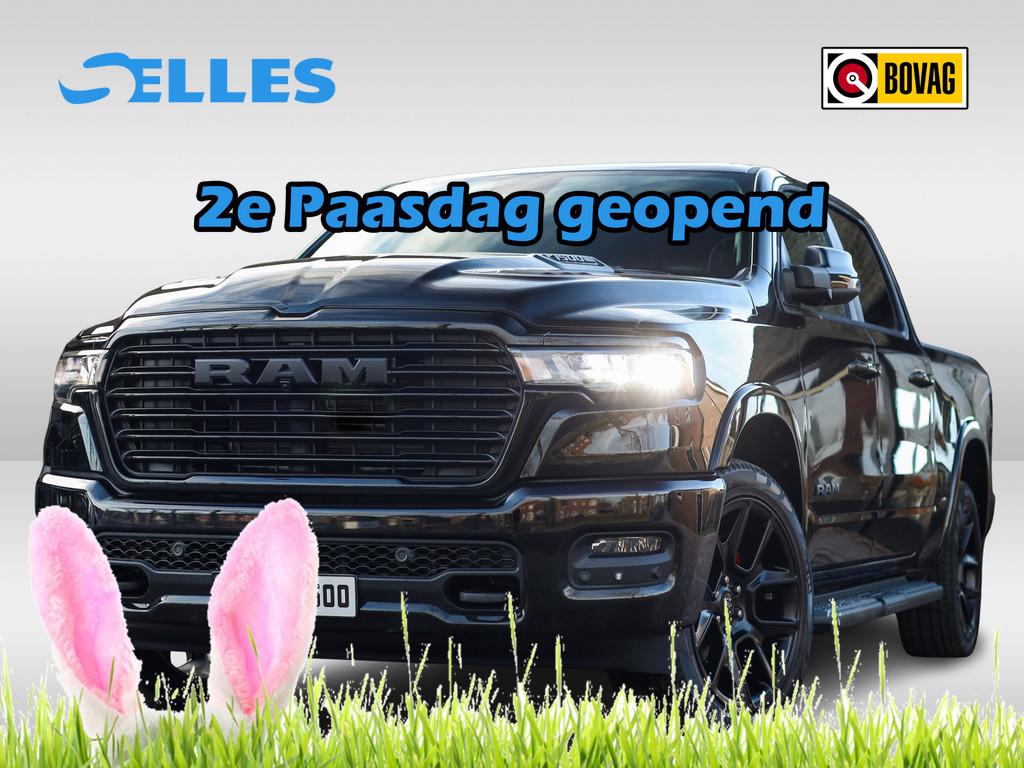 Dodge Ram 1500 2025 3.0L HURRICANE LARAMIE Night | BPM VRIJ, Automaat, 2993 cc, Met garantie (alle), Zwart