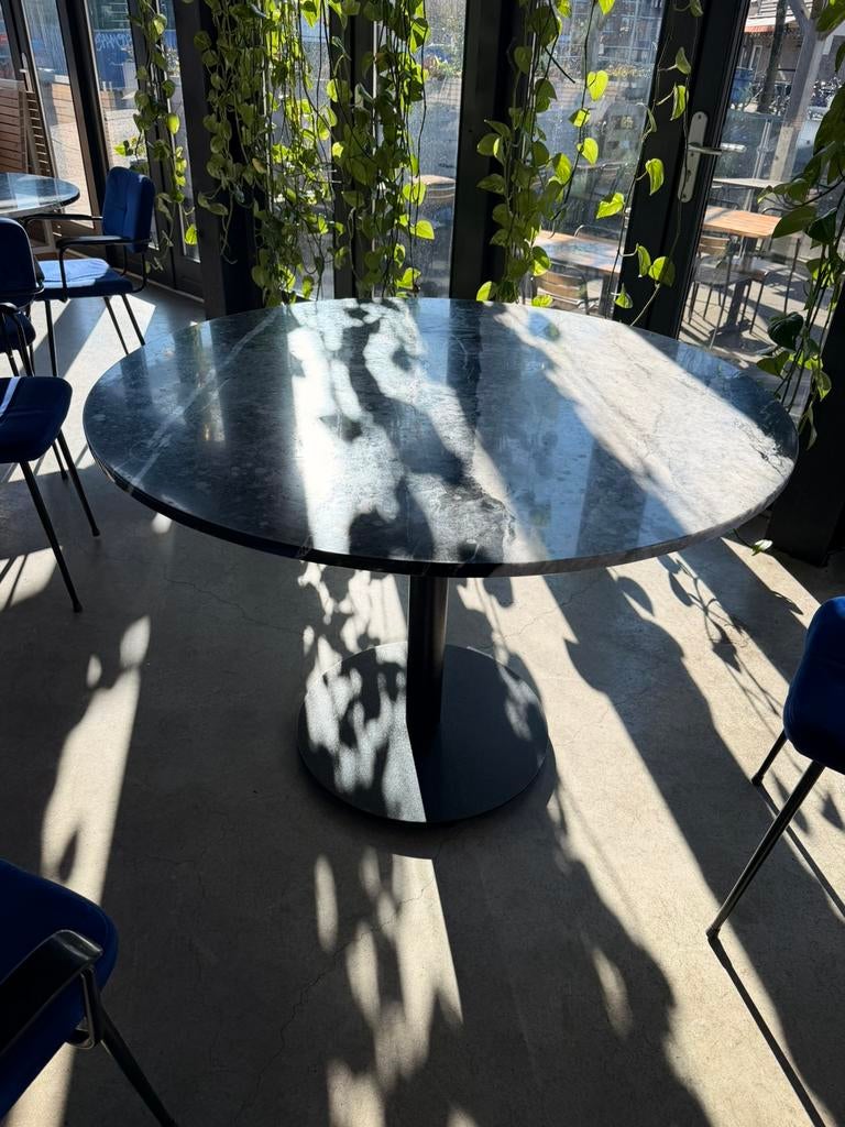 Marmeren tafels 110cm, Ophalen, Overige materialen, Gebruikt, 100 tot 150 cm