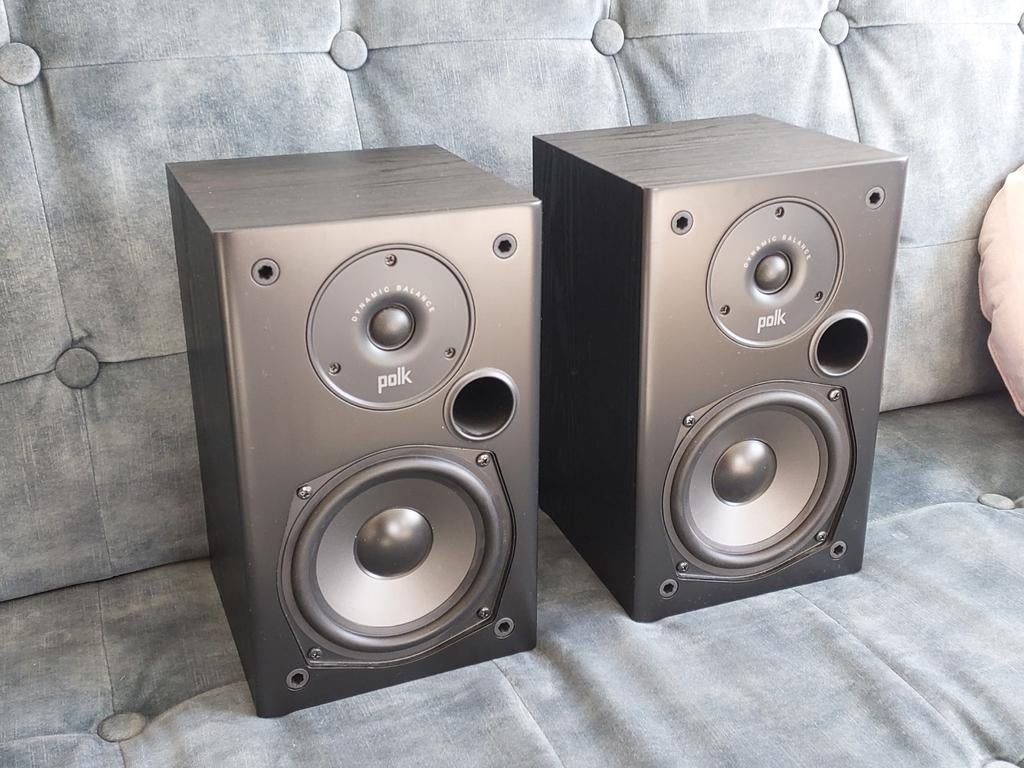 Polk Audio T15 Boekenplank Luidsprekers (Set) nieuwstaat, Overige merken, Ophalen of Verzenden, Zo goed als nieuw, Minder dan 60 watt
