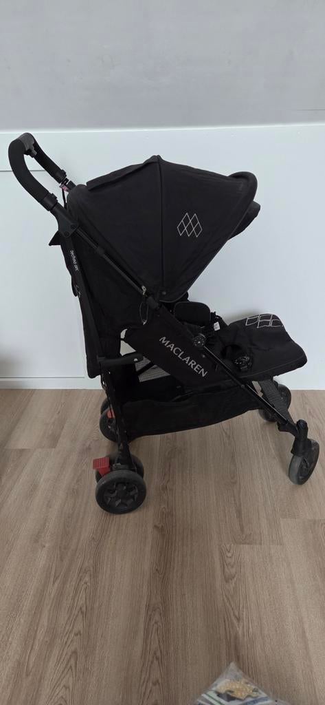 Maclaren buggy zwart, Kinderen en Baby's, Buggy's, Ophalen, Zo goed als nieuw, Maclaren, Verstelbare rugleuning