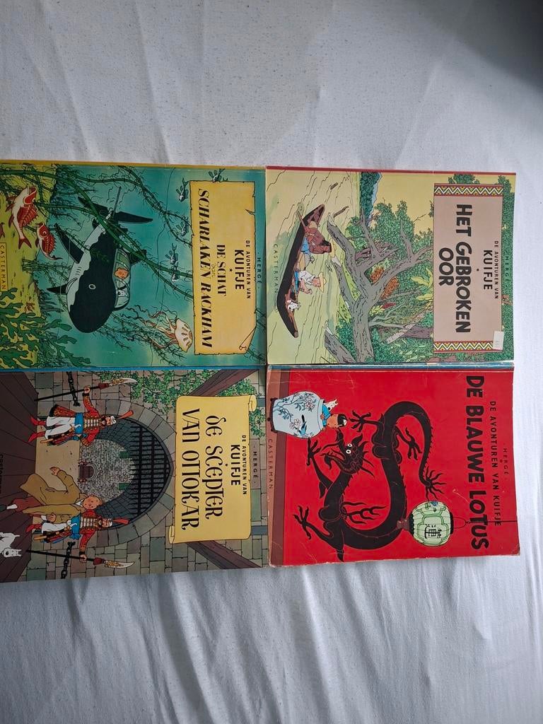 Strips van kuifje, Meerdere stripboeken, Ophalen of Verzenden, Gelezen