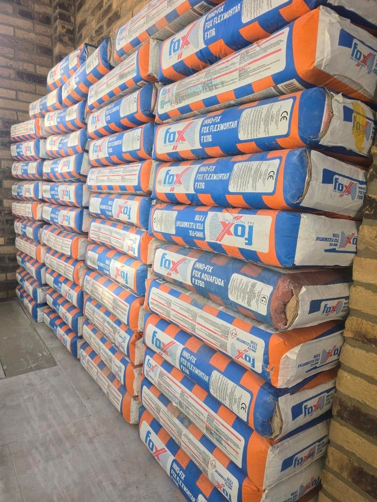 Fox Flexmortel FX116 tegellijm, Ophalen of Verzenden