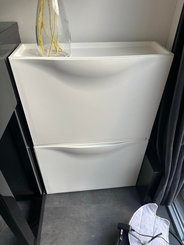 IKEA TRONES schoenenkast wit 52x18x39 cm, Huis en Inrichting, Kasten | Schoenenkasten, Ophalen of Verzenden, Gebruikt
