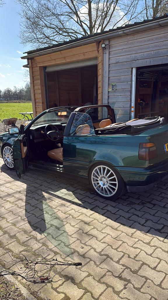 Volkswagen Golf 1.8 Cabriolet 55KW E2 1997 Groen, Voorwielaandrijving, 74 pk, 4 cilinders, Cabriolet