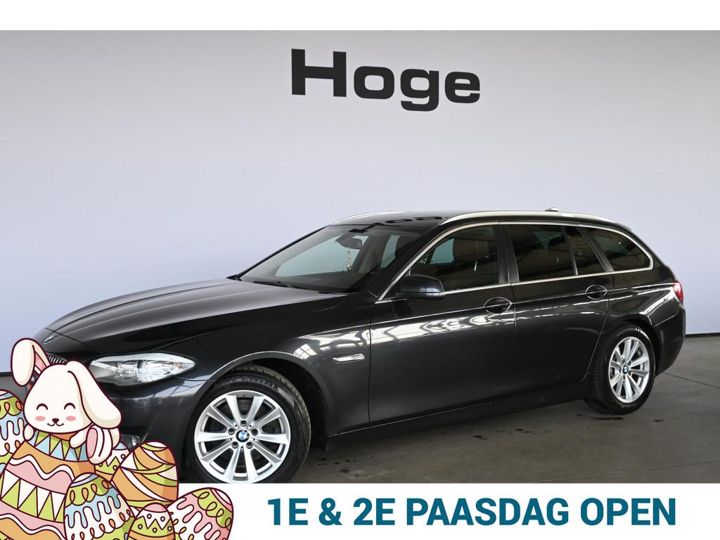 BMW 5 Serie Touring 520d High Executive Clima Navigatie Crui, Auto's, Euro 5, Achterwielaandrijving, Huisgarantie, Navigatiesysteem