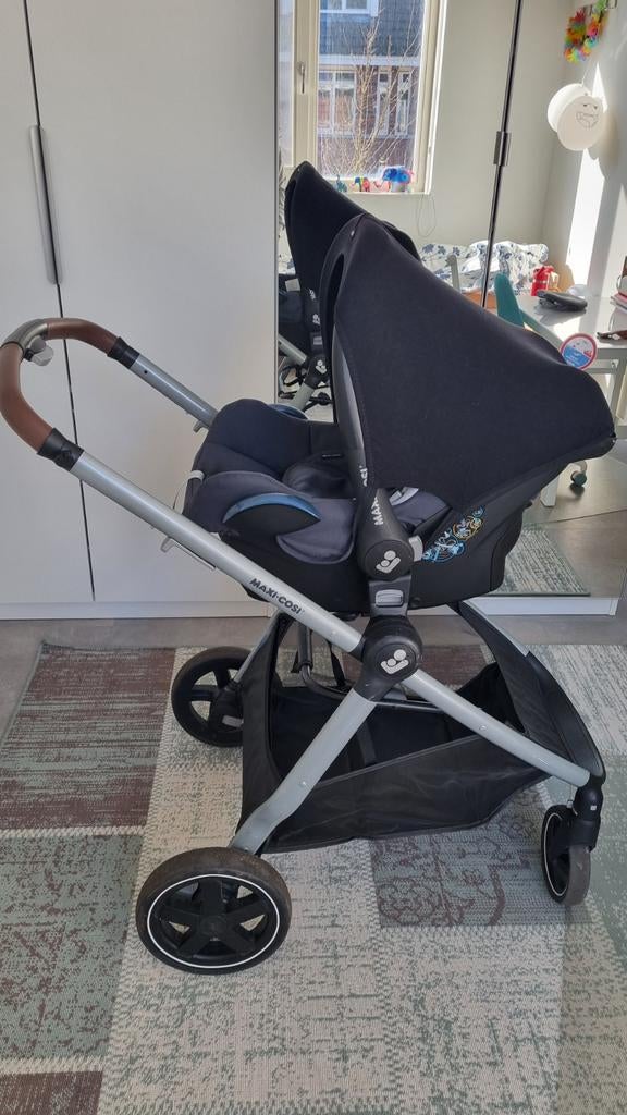 Maxi-Cosi CabrioFix met Zelia 2 Kinderwagen - 3 in 1, Gebruikt, Ophalen of Verzenden, Combiwagen, Met autostoeltje