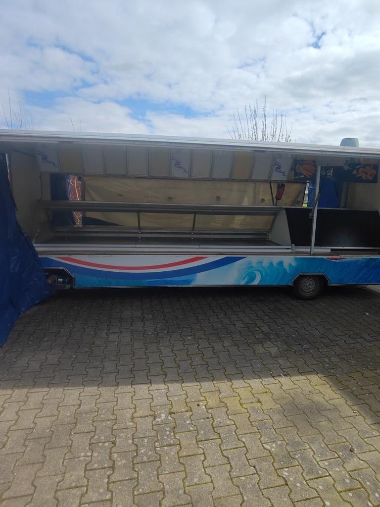 Verkoopwagen,Viswagen, Foodtruck Mobiele snackwagen te koop!, Auto diversen, Ophalen