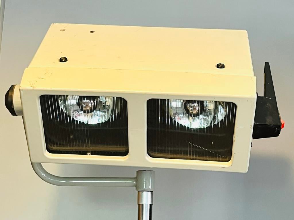 Schaduwloze medische lamp , jaren 70, UNIKAT SPACE AGE UFO, Ophalen of Verzenden, Gebruikt, Metaal