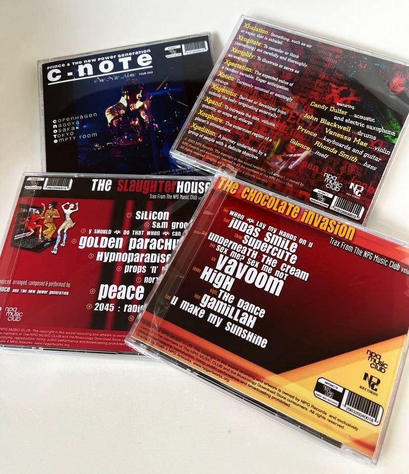 Prince NPG SET (Slaughter,Chocolate, C-Note, Xpectation) 4CD, Cd's en Dvd's, Cd's | Pop, Verzenden, 2000 tot heden, Nieuw in verpakking