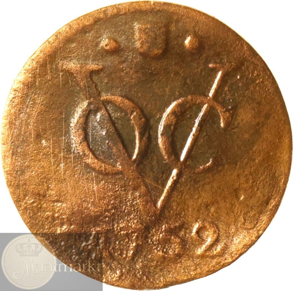 V.O.C. - Utrecht - ½ Duit 1752, Ophalen of Verzenden, Vóór koninkrijk, Overige waardes, Losse munt