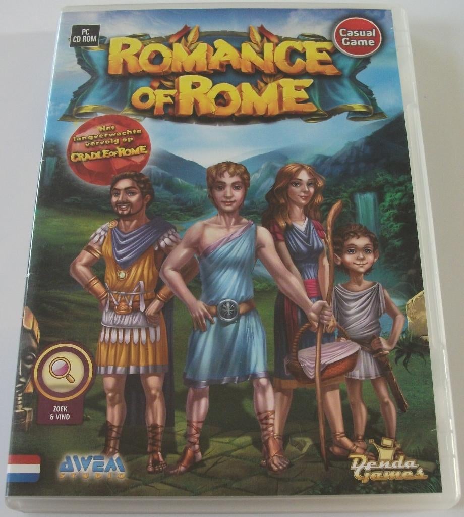 PC Game *** ROMANCE OF ROME *** De gestolen relikwieën, Puzzel en Educatief, 1 speler, Ophalen of Verzenden, Zo goed als nieuw