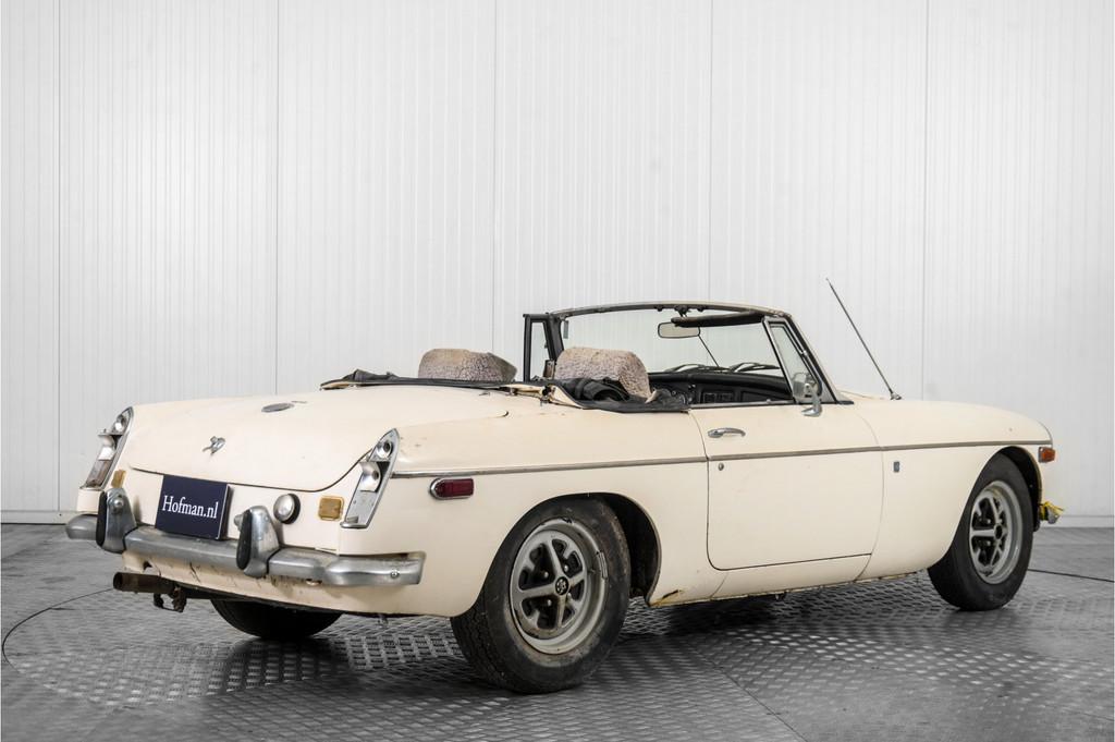 MG B (bj 1971), Auto's, MG, Gebruikt, Cabriolet, Wit, Bedrijf