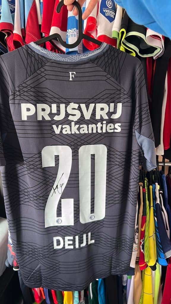 Gesigneerd shirt Deijl Feyenoord, Verzamelen, Sportartikelen en Voetbal, Ophalen of Verzenden