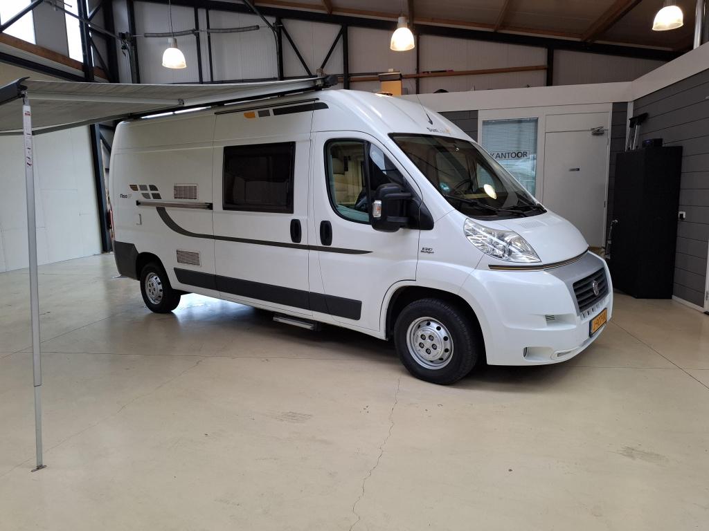 2014 Adria Twin600SP Sunliving 130PK Solar Busbiker 163160km, Luifel, Buscamper of Camperbus, Fiat, Koelkast
