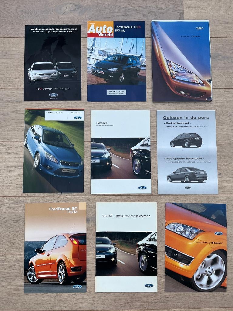FORD FOCUS FOLDERS, Boeken, Auto's | Folders en Tijdschriften, Gelezen, Ford, Ophalen of Verzenden